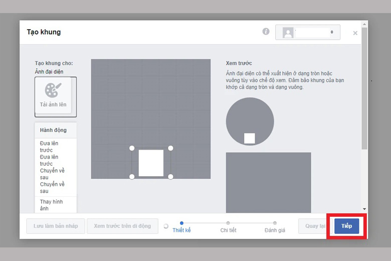 Hướng dẫn tạo khung hình đại diện bằng Frame Studio trên Facebook