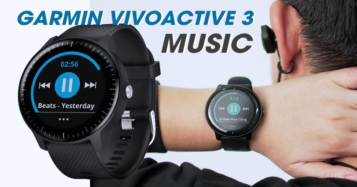 Garmin vívoactive 3 hot sale music black