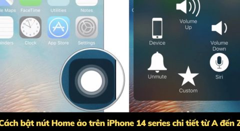Cách bật nút Home ảo trên iPhone 14