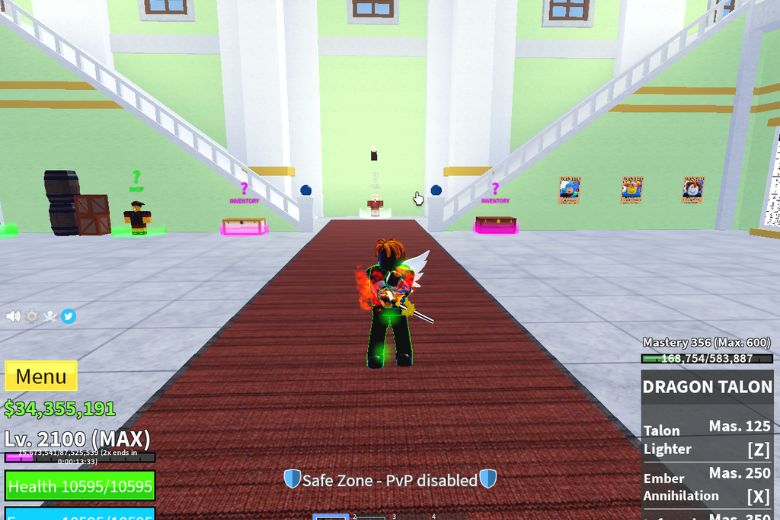 Gamepass 2X Mastery Blox Fruits - Roblox - DFG