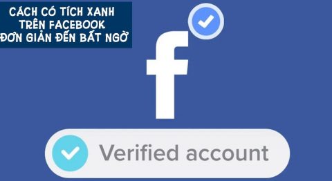 cách có tích xanh trên Facebook