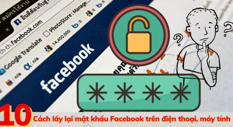 cách lấy lại mật khẩu Facebook