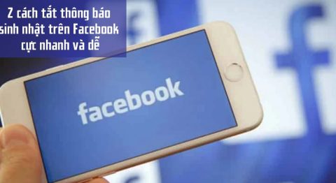 cách tắt thông báo sinh nhật trên Facebook