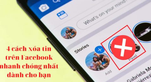 cách xóa tin trên facebook