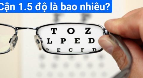 Cận 1.5 độ là bao nhiêu