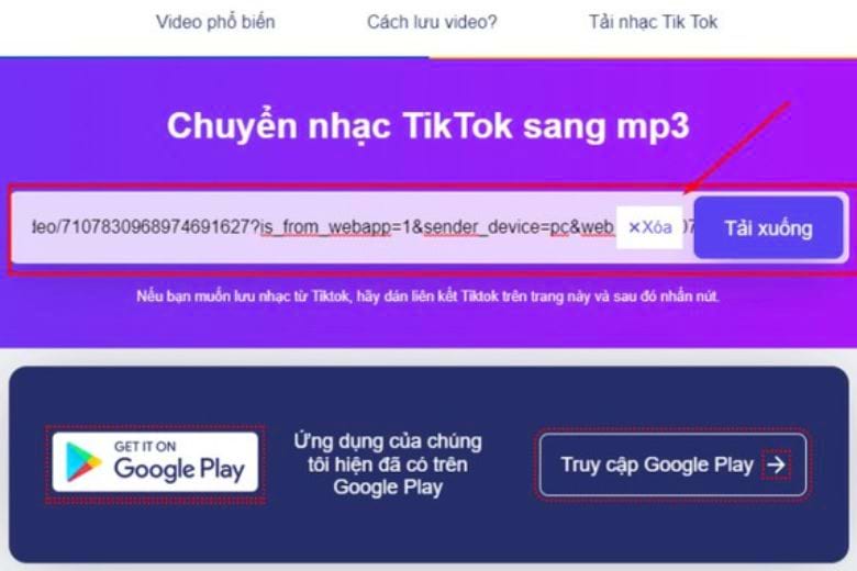 chuyển nhạc Tiktok sang MP3