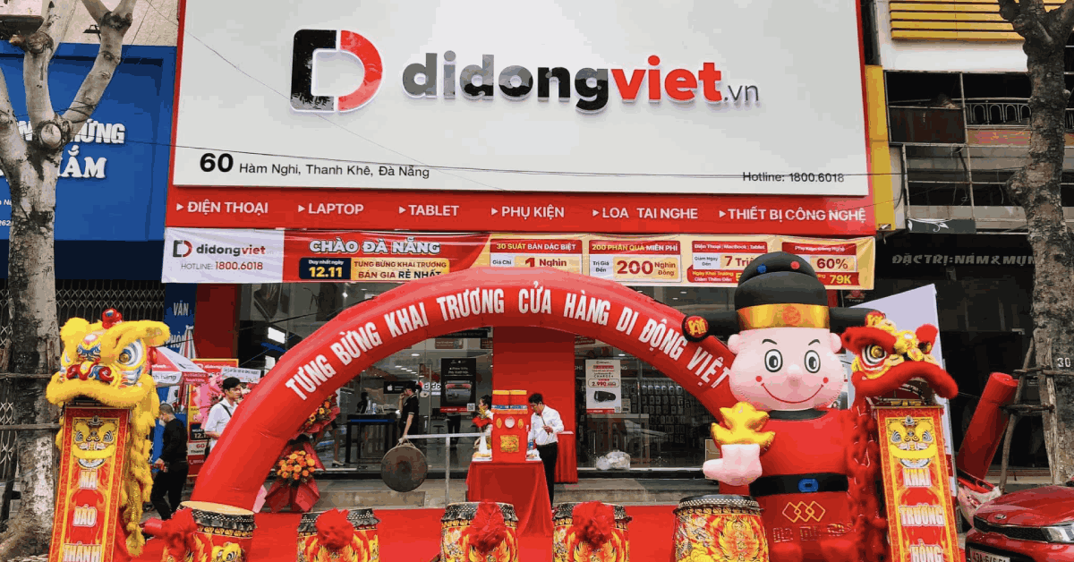 Di Động Việt chính thức khai trương thêm cửa hàng mới tại Đà Nẵng. Ưu đãi đến 50 triệu, duy nhất 12.11