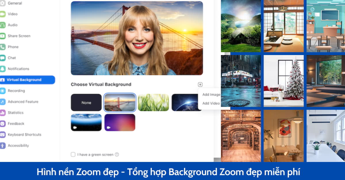 Tải hình nền Zoom đẹp miễn phí để họp Online