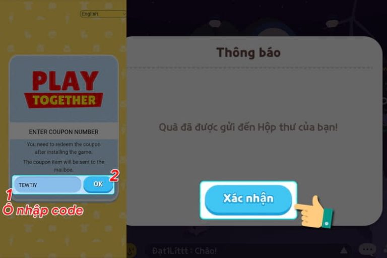 Code Play Together VNG - Quốc tế mới 24/03/2026 - Cách nhập