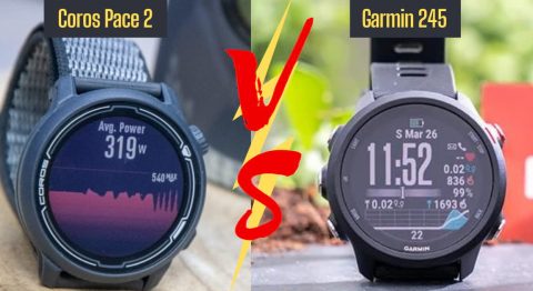 so sánh Garmin 245 với Coros Pace 2