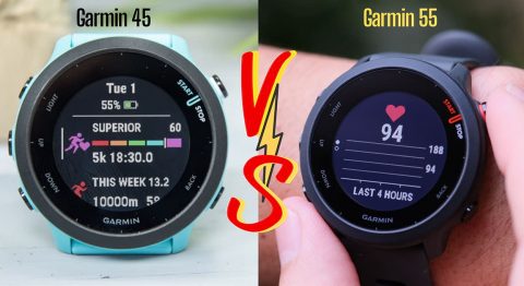 so sánh garmin 45 và 55