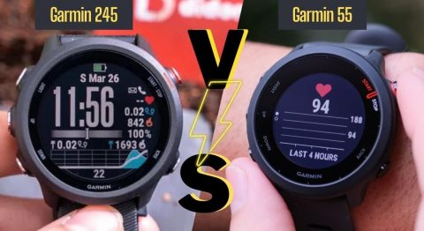 so sánh Garmin 55 và 245