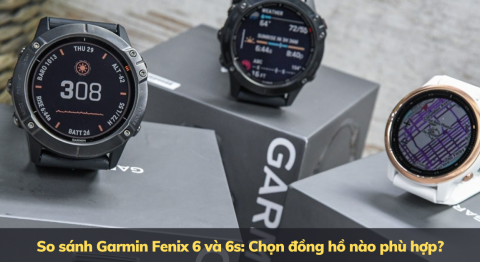 so sánh Garmin Fenix 6 và 6s