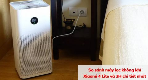 so sánh máy lọc không khí Xiaomi 4 Lite và 3H