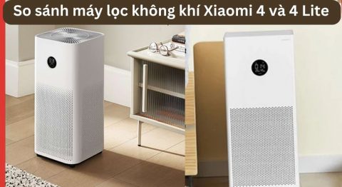 So sánh máy lọc không khí Xiaomi 4 và 4 Lite