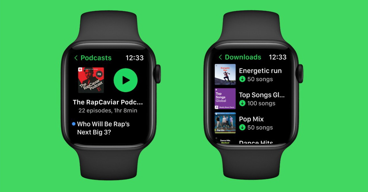 Spotify trình làng trải nghiệm giao diện ứng dụng trên Apple Watch mới