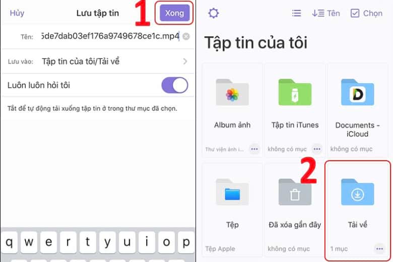 tải video trên Pinterest