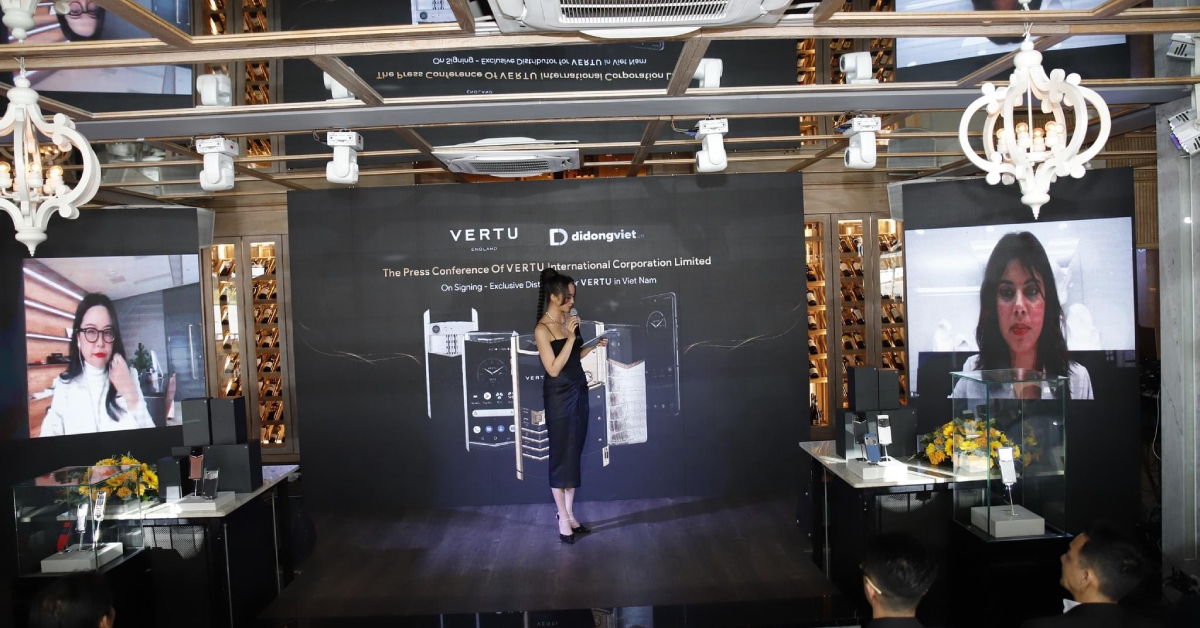 Di Động Việt chính thức mở bán độc quyền Vertu chính hãng tại Việt Nam