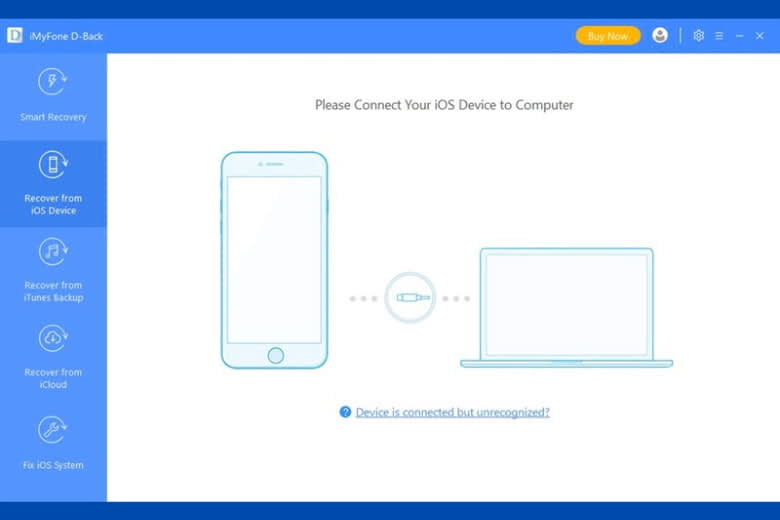 khôi phục dữ liệu iPhone chưa sao lưu
