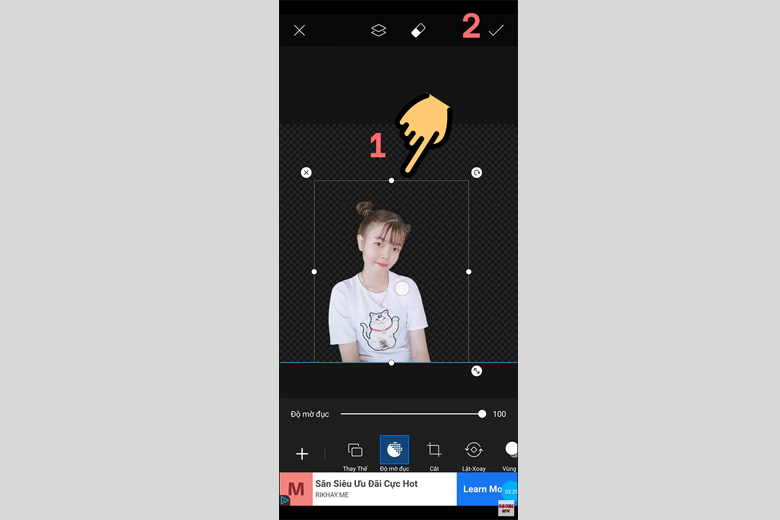 Cách làm avatar trong suốt trên TikTok