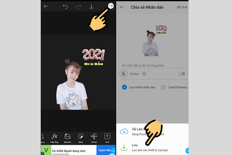 Cách làm avatar trong suốt trên TikTok