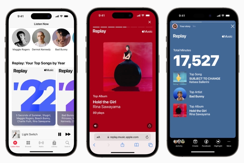 Apple Music Replay 2022 được tân trang lại với 'Highlight Reel'