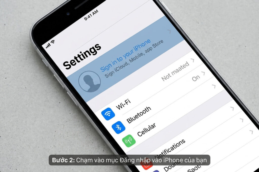 Hướng dẫn đăng nhập iCloud trên iPhone và cách tự xử lý lỗi thường gặp 10 cach dang xuat icloud dang nhap thu cong bang email buoc 2 didongviet