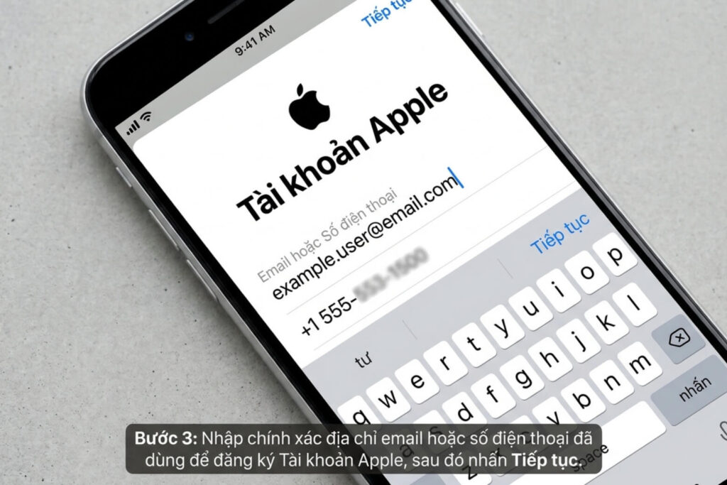Hướng dẫn đăng nhập iCloud trên iPhone và cách tự xử lý lỗi thường gặp 11 cach dang xuat icloud dang nhap thu cong bang email buoc 3 didongviet