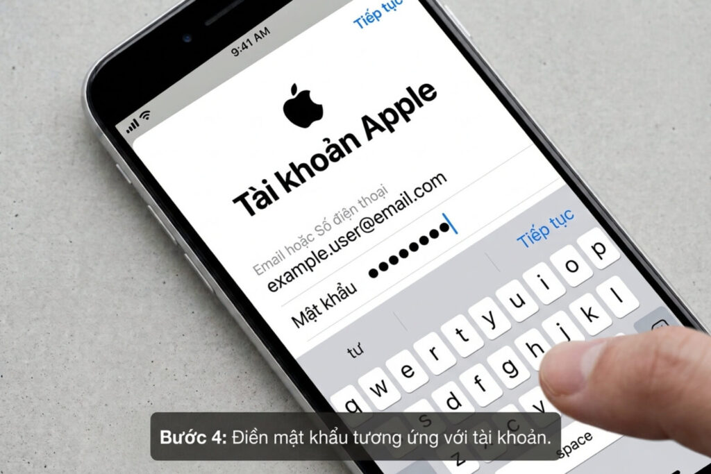 Hướng dẫn đăng nhập iCloud trên iPhone và cách tự xử lý lỗi thường gặp 12 cach dang xuat icloud dang nhap thu cong bang email buoc 4 didongviet