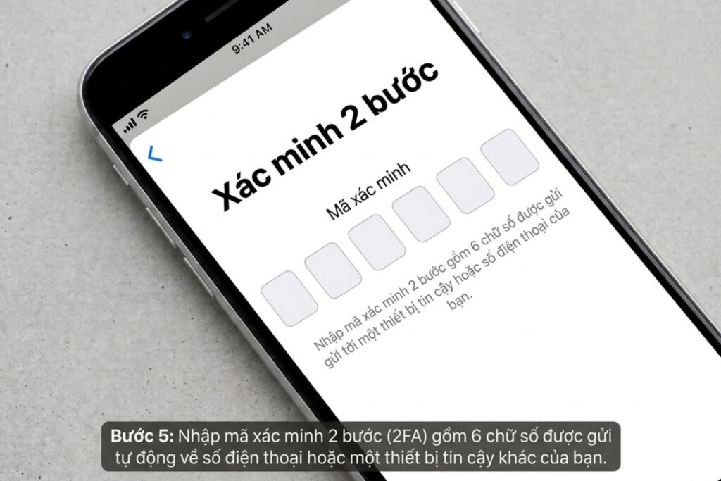 Hướng dẫn đăng nhập iCloud trên iPhone và cách tự xử lý lỗi thường gặp 13 cach dang xuat icloud dang nhap thu cong bang email buoc 5 didongviet