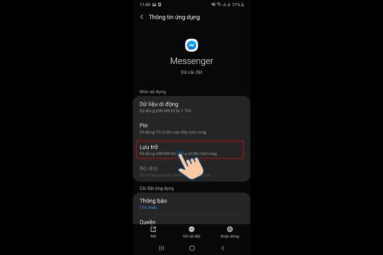 Cách thoát Messenger trên iPhone, đăng xuất Messenger chi tiết