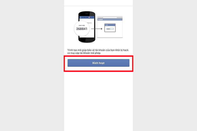 cách lấy mã đăng nhập Facebook