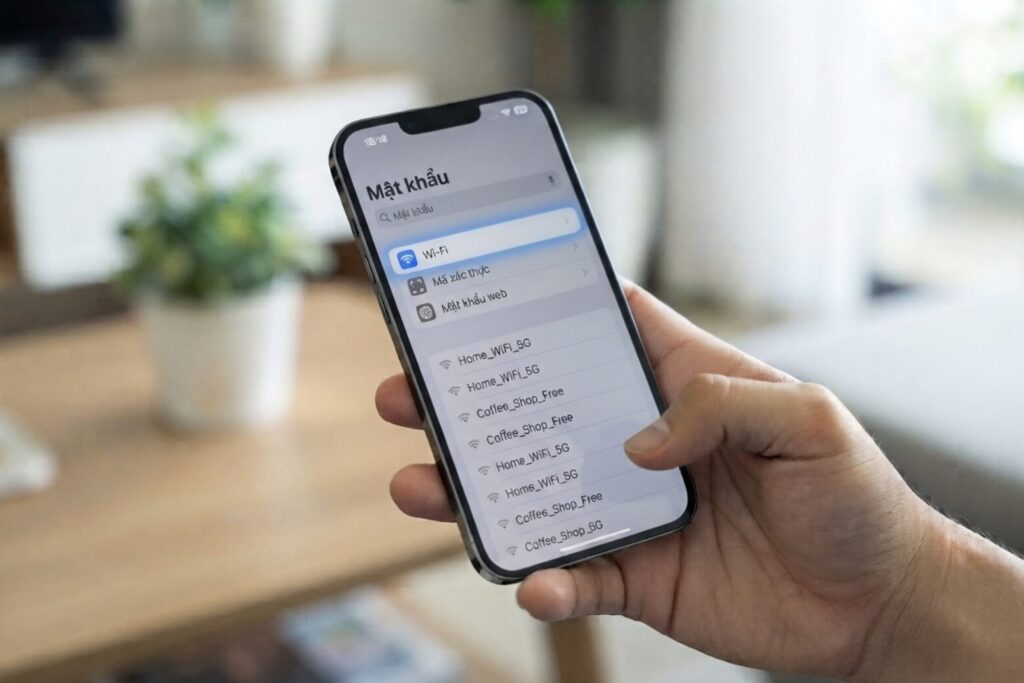 Cách quét mã Wi-Fi trên iPhone nhanh chóng và an toàn 21 cach quet ma qr wifi tren iphone hien thi qua mat khau buoc 2 didongviet
