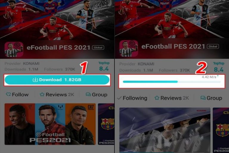 Cách tải PES 2021 Mobile miễn phí - Đá PES bằng điện thoại