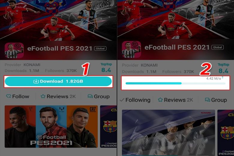 cách tải PES 2021