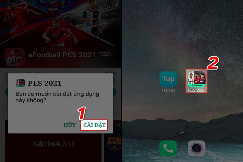 cách tải PES 2021