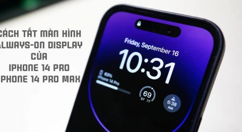 Cách tắt màn hình iPhone 14