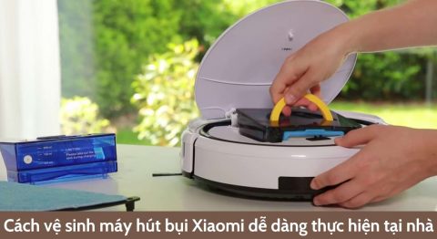 cách vệ sinh máy hút bụi Xiaomi