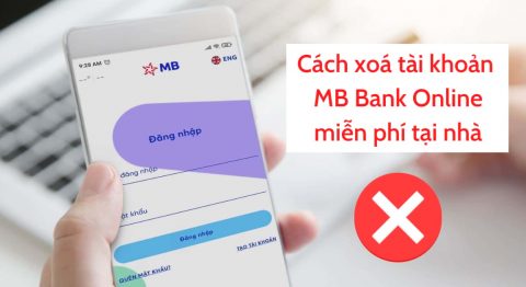 cách xoá tài khoản mb bank