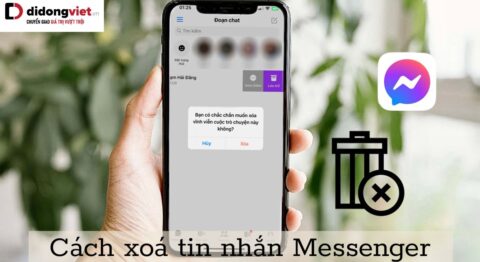 cách xoá tin nhắn messenger