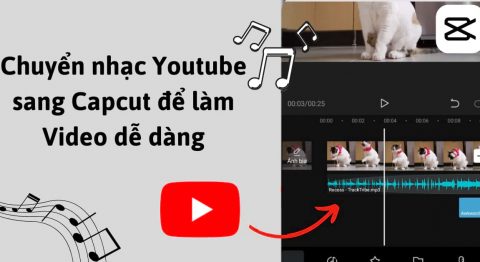 chuyển nhạc Youtube sang Capcut