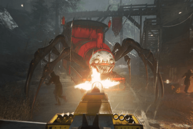 Choo-Choo Charles: Game bắn súng hấp dẫn chống lại các quái vật nửa nhện nửa tàu hỏa 29 clipboard image 1787798012