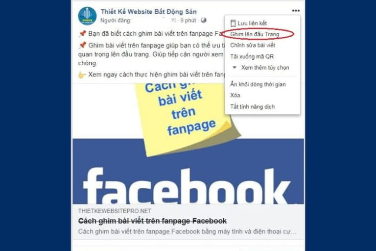 4 cách ghim bài viết trên Facebook cá nhân, page, nhóm