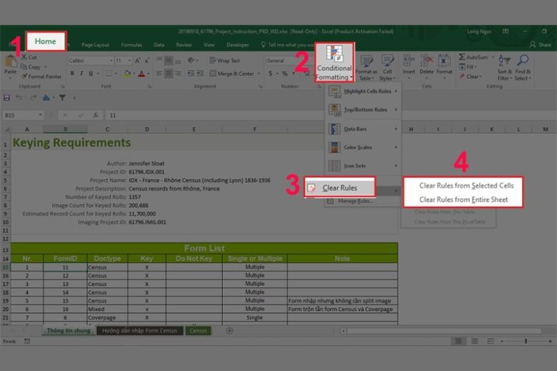 giảm dung lượng file excel