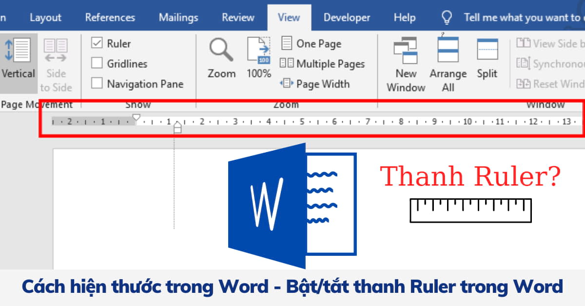 Tại sao thanh căn lề trong Word của tôi bị mất và làm thế nào để khắc phục? 
