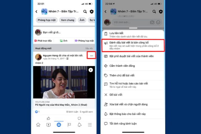 4 cách ghim bài viết trên Facebook cá nhân, page, nhóm