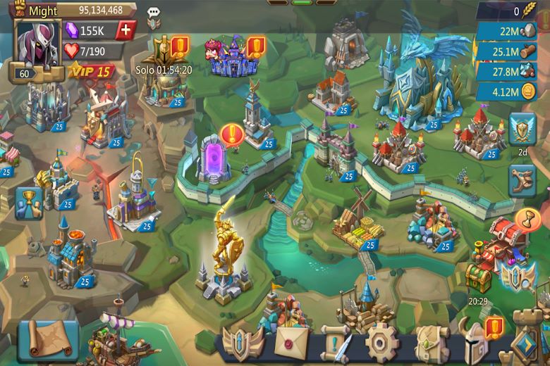 Game chiến thuật lords mobile  tựa game chiến thuật đỉnh cao 2019