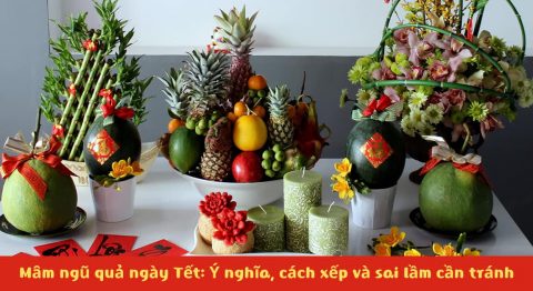 mâm ngũ quả ngày Tết