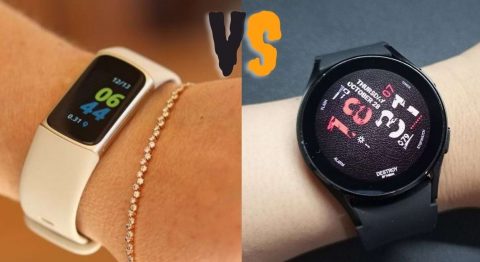 So sánh Galaxy Watch 4 vs Fitbit Charge 5