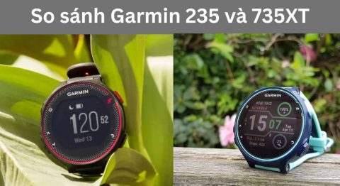 So sánh Garmin 235 và 735XT